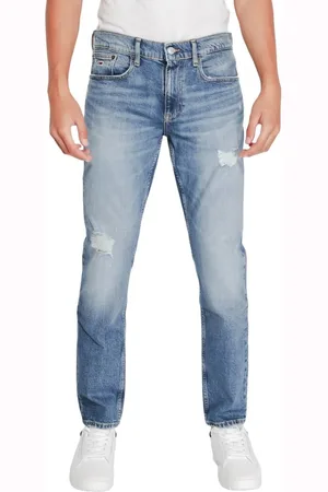 Tommy Hilfiger Jeans, Herre, Blå, W28 L30, Bomuld, Blå Bomuld Jeans & Bukser