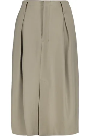 Ami Nederdel, Dame, , S, Uld, Midi blyant nederdel med lommer