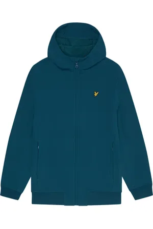Lyle & Scott Jakke, Herre, Blå, S, Uld, Softshell Fleece Back Jakke
