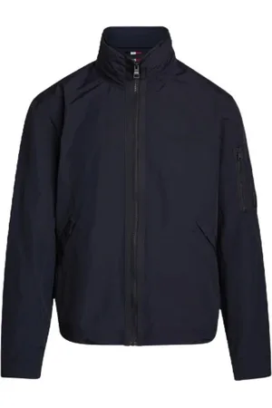 Tommy Hilfiger Jakke, Herre, Blå, 2XL, Uld, Stilfulde Jakker Kollektion