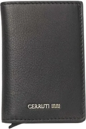 Cerruti 1881 Tilbehør, Herre, Sort, ONE SIZE, Læder, Elegant Sort Læder Pung