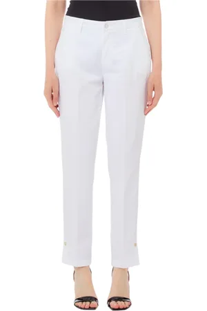 Liu Jo Bukser, Dame, Hvid, W29, Bomuld, Bomuld Blandingsstræk Mode Leggings