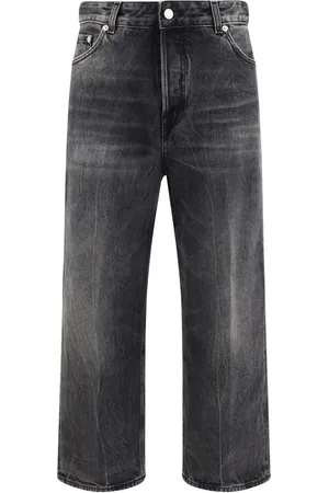 haikure Jeans, Dame, Sort, W26, Betty Spider Wide-Leg Cropped Jeans