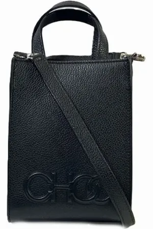 Jimmy Choo Pre-owned, Dame, Sort, ONE SIZE, Uld, Pre-owned Laeder hndtasker