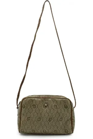 Dior Pre-owned, Dame, Brun, ONE SIZE, Uld, Pre-owned Canvas dior-tasker