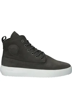Blackstone Sko, Herre, Grå, 40 EU, Læder, Iconic Thunderstorm Sneaker