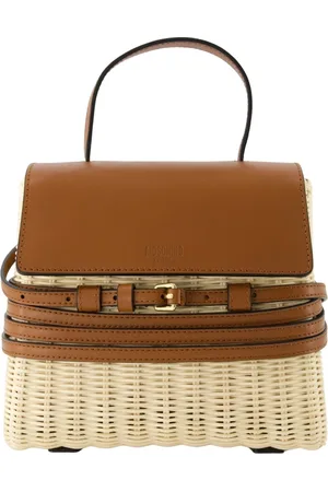 Moschino Taske, Dame, Brun, ONE SIZE, Raphia Brun Tie Me Taske