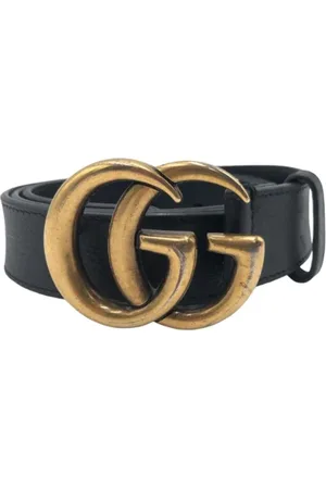 Gucci Pre-owned, Dame, Sort, ONE SIZE, Uld, Pre-owned Laeder baelter
