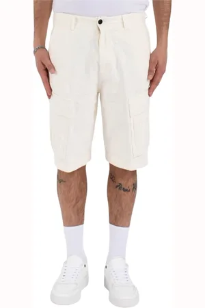 Dondup Shorts, Herre, Hvid, W34, Bomuld, Camo Cargo Shorts