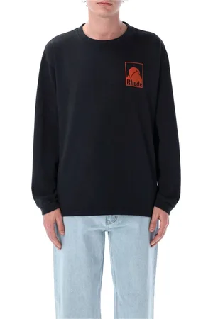 Rhude Sweathshirts & Hoodies, Herre, Sort, L, Bomuld, Vintage Sort Moonlight T-Shirt