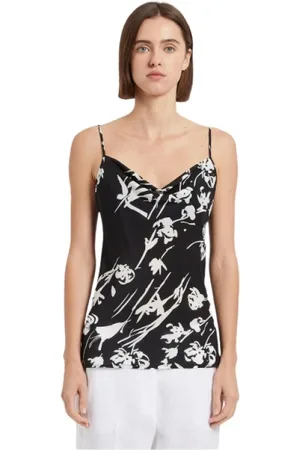 MARELLA Top, Dame, Sort, L, Array Large Top