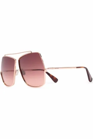 Max Mara Tilbehør, Dame, Gul, 64 MM, Tyl, Mm0006 28F Solbriller