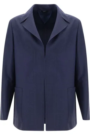 Fendi Jakke, Herre, Blå, XS, Uld, Klassisk Uld Blazer Jakke