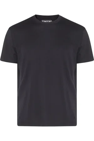 Tom Ford Top, Herre, Sort, L, Bomuld, Sort Bomuldsblandet T-shirt
