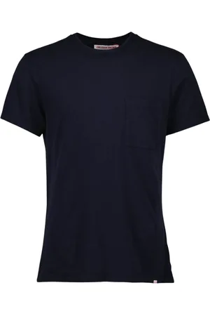 Orlebar Brown Top, Herre, Blå, XL, Klassisk T-shirt til mænd