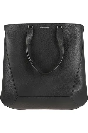 Alexander McQueen Taske, Herre, Sort, ONE SIZE, Sort Edge Large Tote Taske
