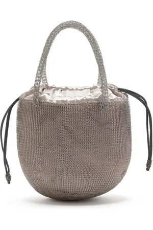 Maliparmi Taske, Dame, Grå, ONE SIZE, Stål Hæklet Kurv