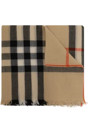 Burberry Tilbehør, unisex, , ONE SIZE, Uld, Uldtørklæde med ternet mønster