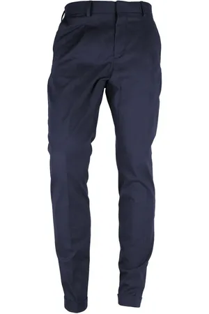 Made in italia Bukser, Herre, Blå, 2XL, Uld, Blå Uld Herre Bukser