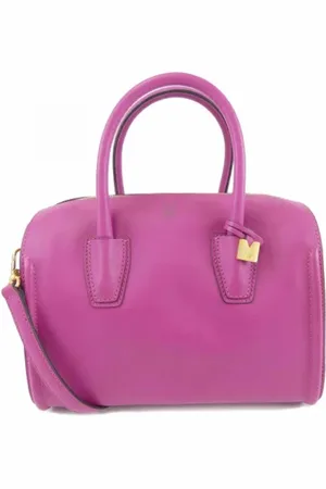 MCM Pre-owned, Dame, Lyserød, ONE SIZE, Tyl, Pre-owned Stof hndtasker