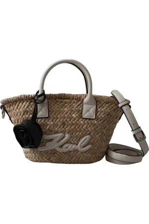 Karl Lagerfeld Taske, Dame, Brun, ONE SIZE, Uld, Lille Taske Rafia K/Signature
