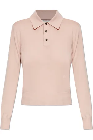Bottega Veneta Strik, Dame, Lyserød, XS, Cashmere, Kashmir Polo