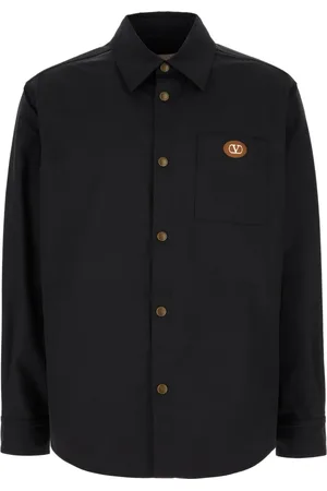 VALENTINO GARAVANI Skjorte, Herre, Blå, M, Polyester, Jakker Veste