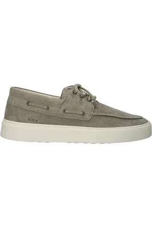 Blackstone Sko, Herre, Grøn, 44 EU, Læder, Salvia Sneaker