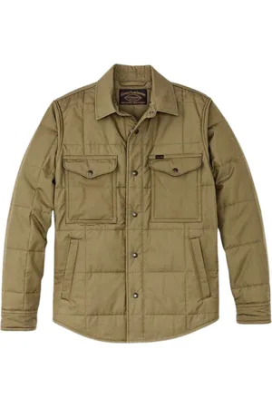 Filson Jakke, Herre, Grøn, L, Bomuld, Olivengrøn Quiltet Jakke Aw23