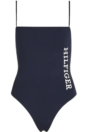Tommy Hilfiger Badetøj, Dame, Blå, L, Havet Tøj Kollektion