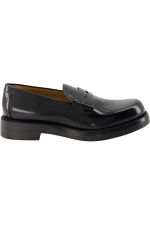 Dior Sko, Herre, Sort, 44 EU, Justerbare ankelrem mokkasiner