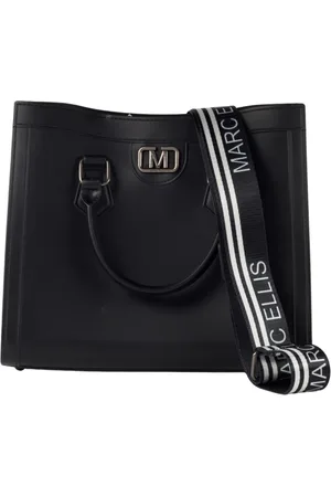 MARC ELLIS Taske, Dame, Sort, ONE SIZE, Uld, Flat Wood Medium Skuldertaske