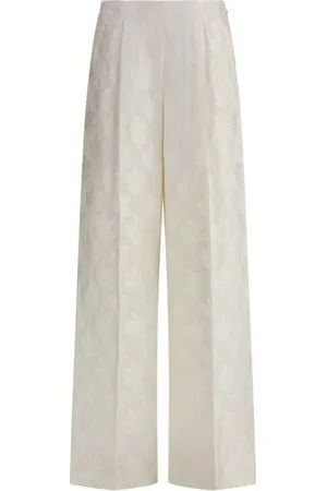 Fendi Bukser, Dame, , XS, Blomstret viddebenbukser