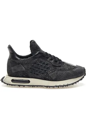 BE POSITIVE Sko, Dame, Sort, 40 EU, Læder, Sort Space Race Wing Sneakers