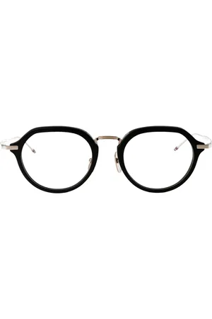 Thom Browne Tilbehør, unisex, Sort, 51 MM, Uld, Stilfulde Optiske Briller