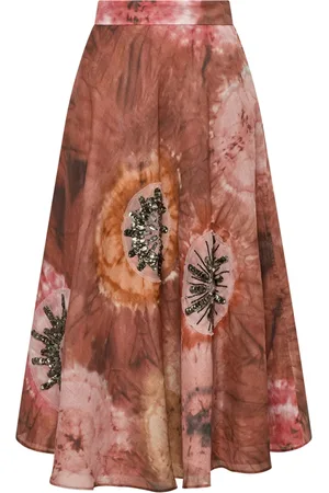 Maliparmi Nederdel, Dame, Lyserød, XS, Shibori Nederdel