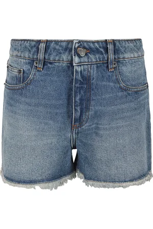 Ami Shorts, Dame, Blå, W28, Bomuld, Mini Shorts med 5 Lommer