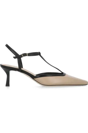 The Seller Sko, Dame, Lyserød, 37 EU, Læder, Rosa læder slingback med pil tå