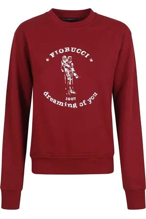 Fiorucci Sweathshirts & Hoodies, Dame, Rød, S, Bomuld, Burgundy Dreaming of You Sweatshirt