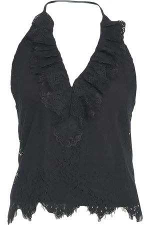 Herskind Top, Dame, Sort, S, Sort Blonde V-Hals Top