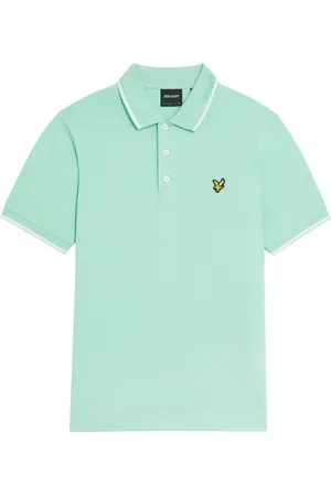 Lyle & Scott Top, Herre, Blå, XS, Bomuld, Polo Shirt med Tip