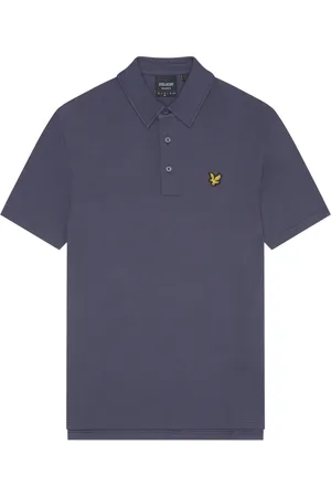 Lyle & Scott Top, Herre, Blå, M, Bomuld, Interlock Polo Shirt