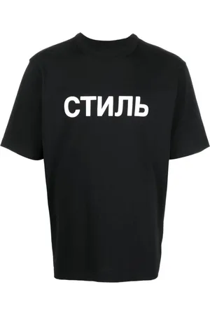 Heron Preston Top, Herre, Sort, M, Bomuld, Ctnmb Logo Tee