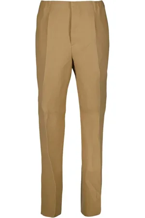 Fendi Bukser, Herre, Brun, M, Bomuld, Straight Leg Bukser