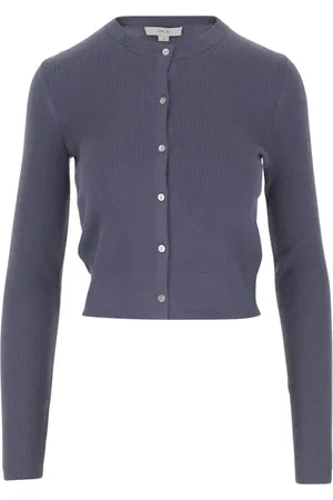 Vince Strik, Dame, Blå, S, Cashmere, Blå Cashmere Blend Cardigan