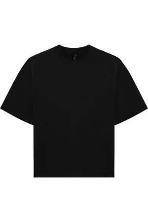 Entire Studios Top, Herre, Sort, 2XL, Bomuld, Kortærmet rund hals T-shirt