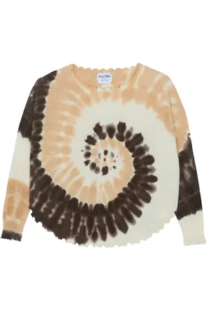 KUJTEN Strik, Dame, Flerfarvet, S, Cashmere, Sunny Cashmere Tie & Dye Sweater