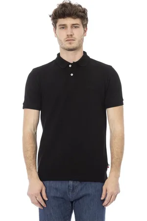 BALDININI Top, Herre, Sort, 2XL, Tidløs elegance polo shirt