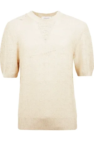 LANEUS Strik, Herre, , XL, Bomuld, Linned og bomuld T-shirt med 3/4 ærmer
