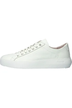 Blackstone Sko, Herre, Hvid, 46 EU, Læder, Morgan Low Sneaker